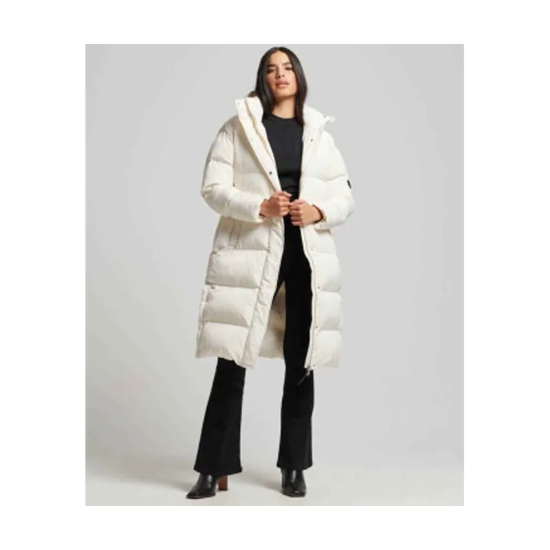 Superdry Abrigo largo acolchado con capucha W5011642A