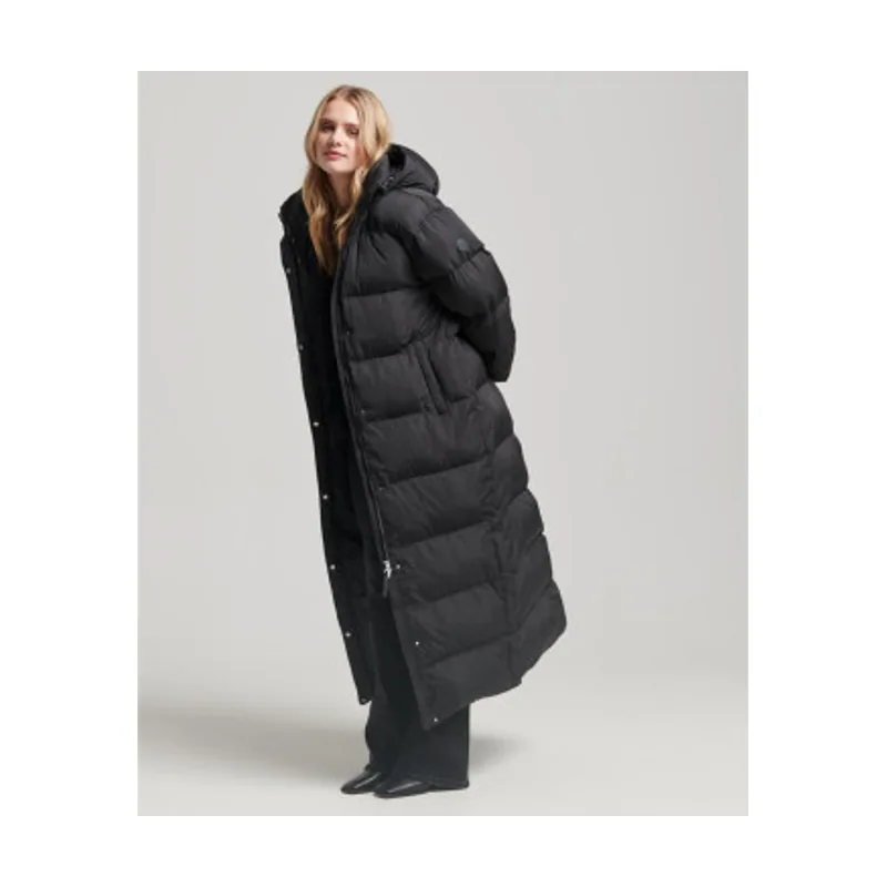 Superdry Abrigo largo acolchado con capucha W5011643A