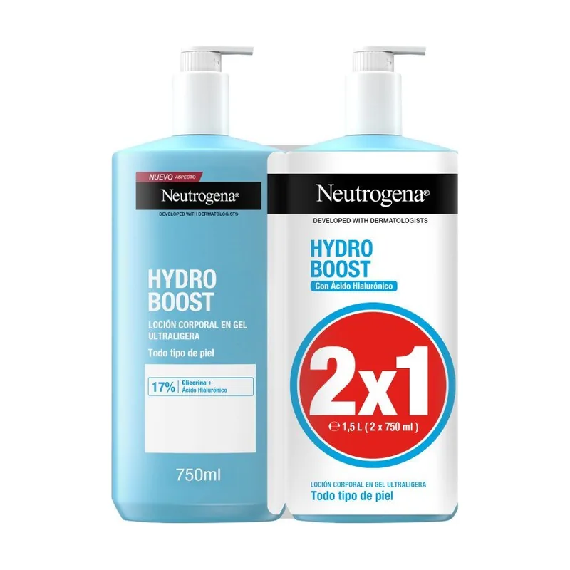 Neutrogena Hidro Boost Loción Hidratante Gel 2x750ml
