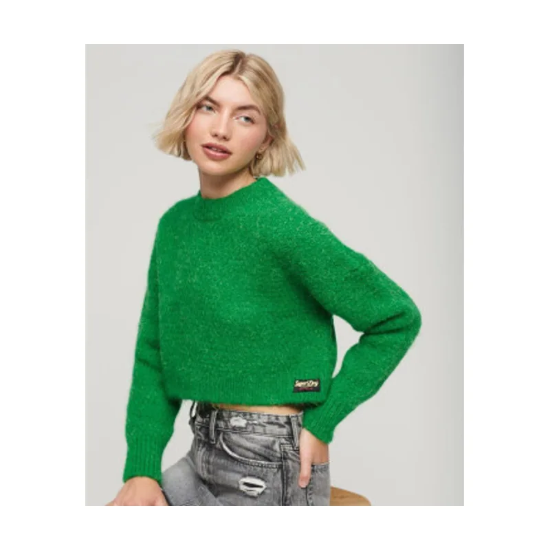Superdry Jersey de punto corto con textura vintage W6110527A