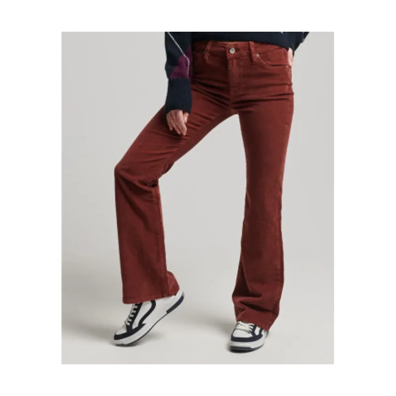 Superdry Vaqueros de pana entallados con pernera acampanada y talle W7010445A