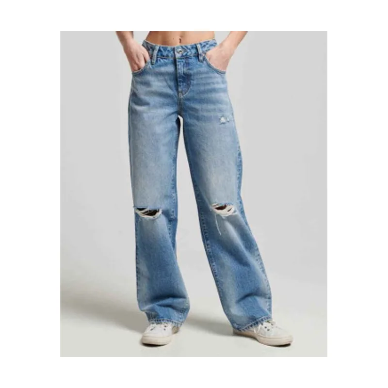 Superdry Jeans pernera ancha W7011013A