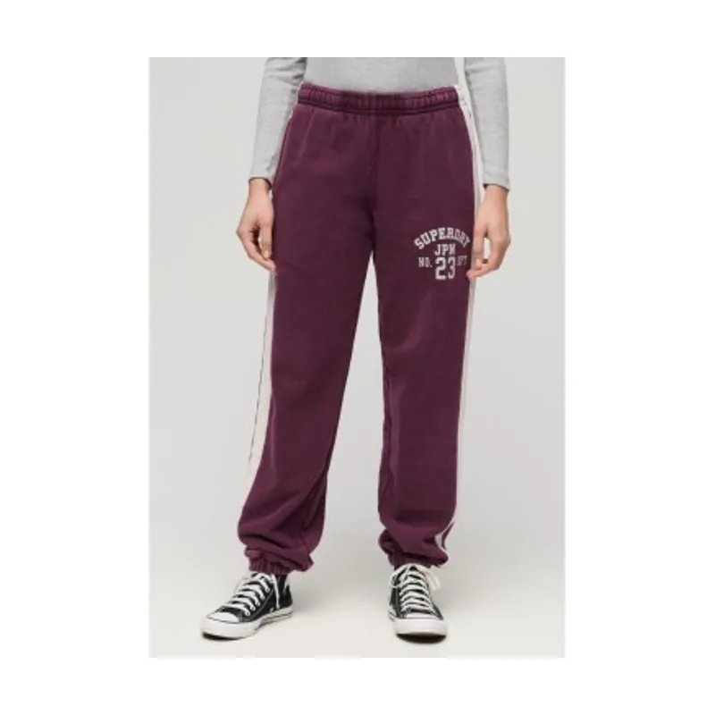 Superdry Pantalón Jogger con rayas a los lados Vingate W7011074A
