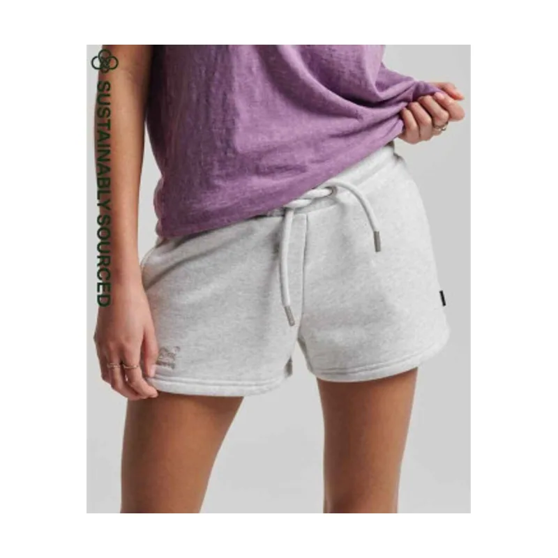 Superdry Short de punto de algodón orgánico con logotipo Vintage Logo W7110286A