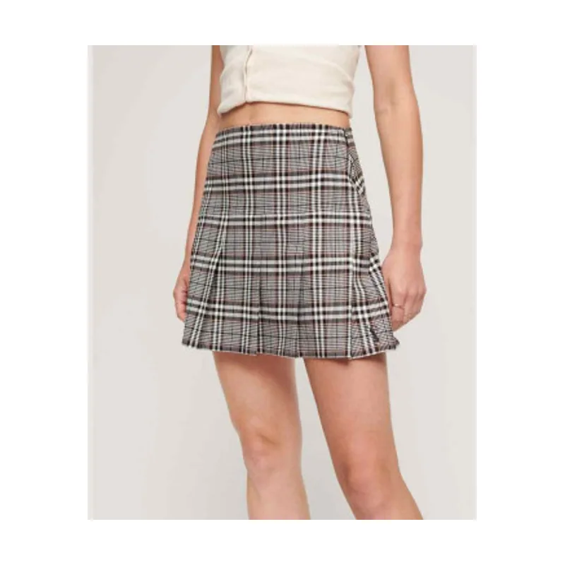 Superdry Minifalda plisada de tweed Vintage W7210239A