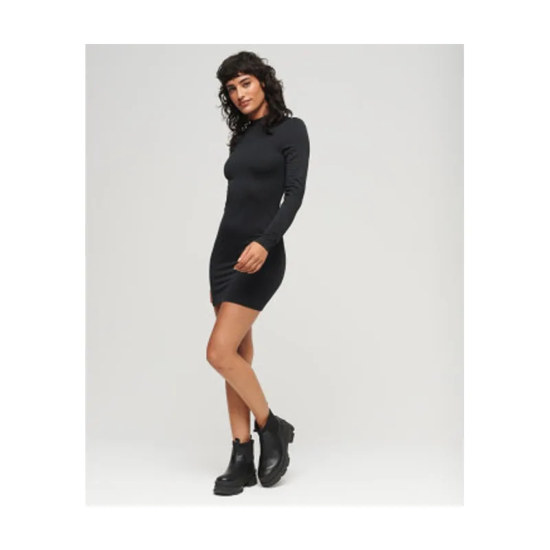 Superdry Minivestido cuello perkins W8011536A