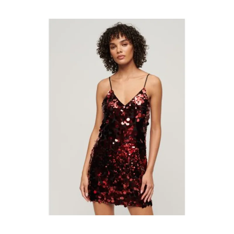 Minivestido con lentejuelas Disco W8011718A