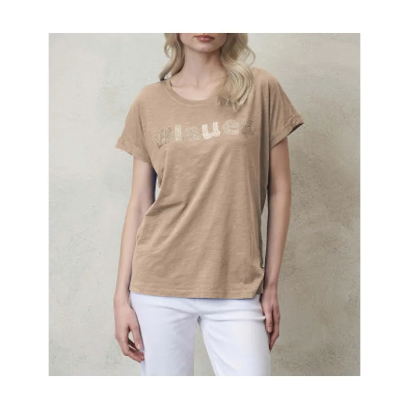 Blauer Camiseta Glitter 24SBLDH02336