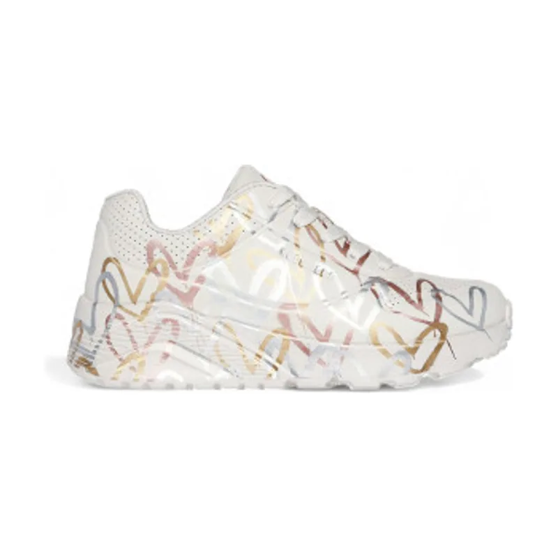 Skechers Zapatillas x JGoldcrown: Uno Lite - Metallic Love 314067L