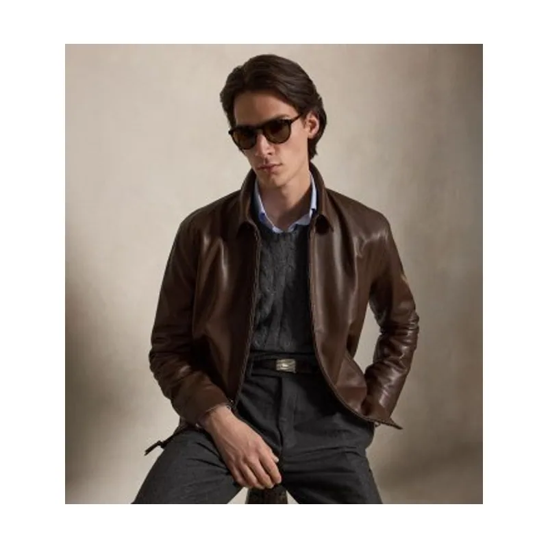 Polo Ralph Lauren Chaqueta de Piel Lisa 710671431002