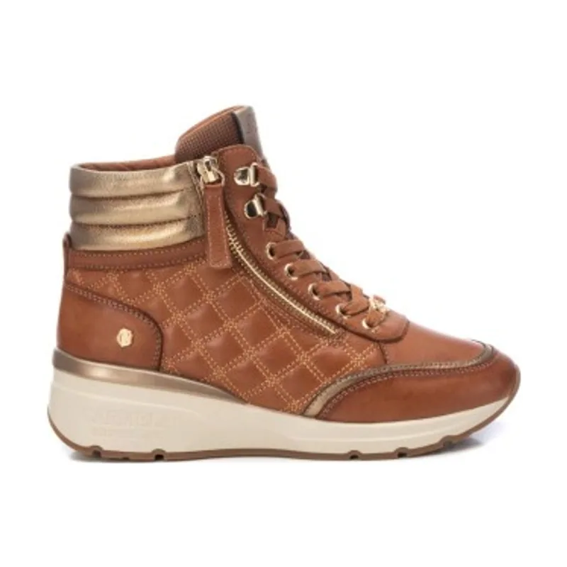 Carmela Botines de Piel 161821 16182102-CAMEL