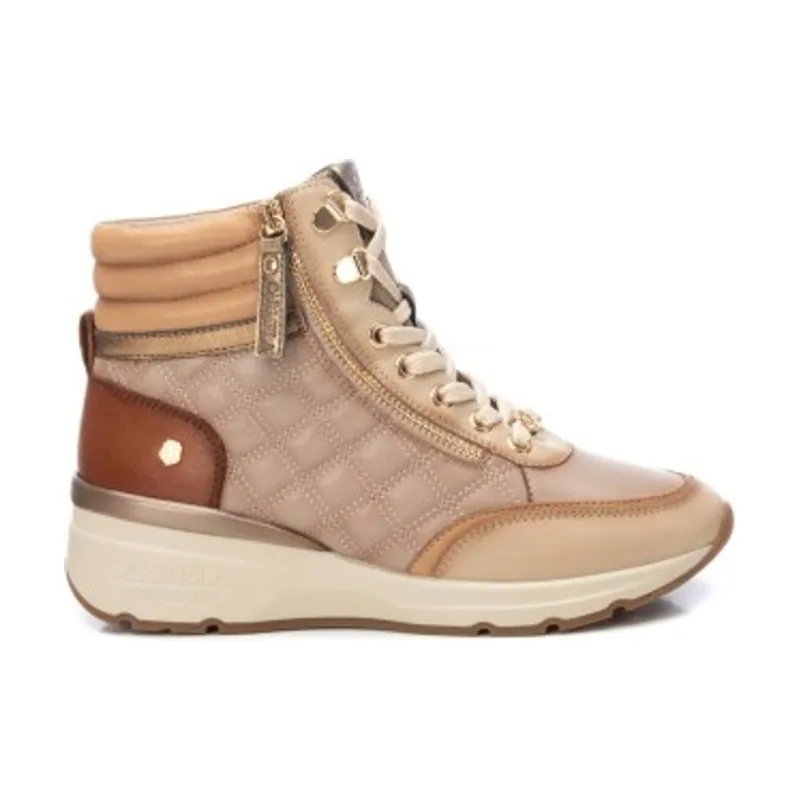 Carmela Zapatillas de Piel 161821 16182104-BEIGE