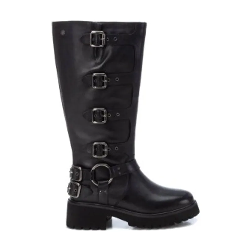 Carmela Botas de piel 161929 16192901-NEGRO