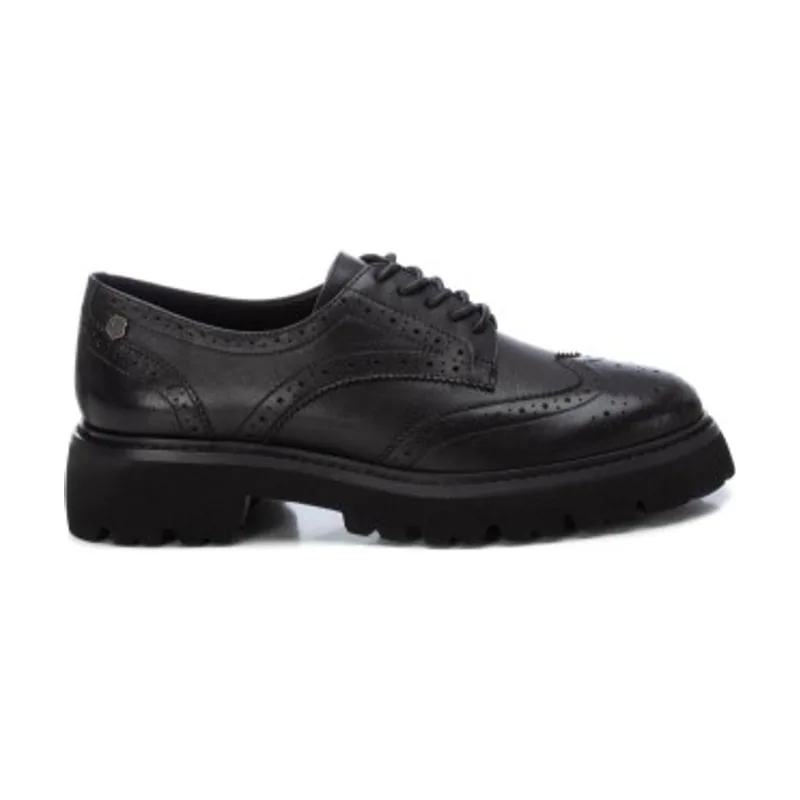 Mocasines de piel 161953 16195301-NEGRO