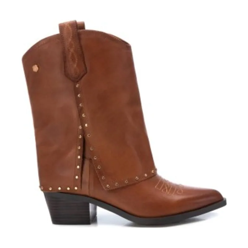 Carmela Botines de piel 161961 16196103-CAMEL