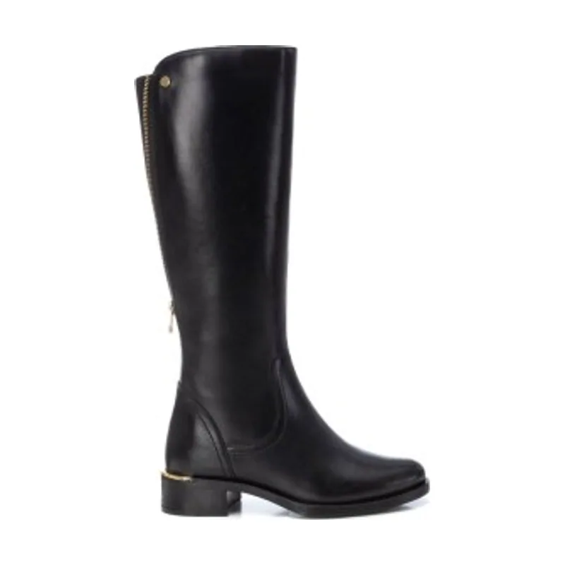 Carmela Botas de Piel 162018 16201801-NEGRO