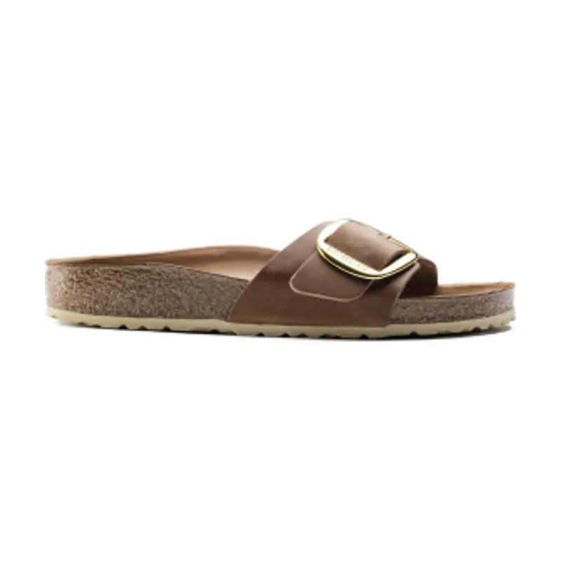 Birkenstock Sandalias de piel Madrid Big Buckle (Ajuste Estrecho) 1006525