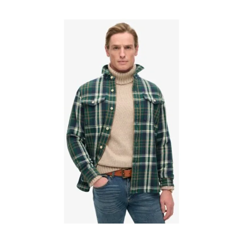 Superdry Camisa gruesa de cuadros Merchant Store M4010865A