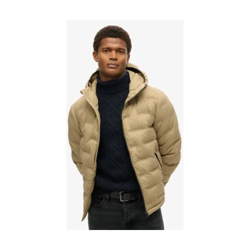 Superdry Abrigo acolchado con capucha M5012045A