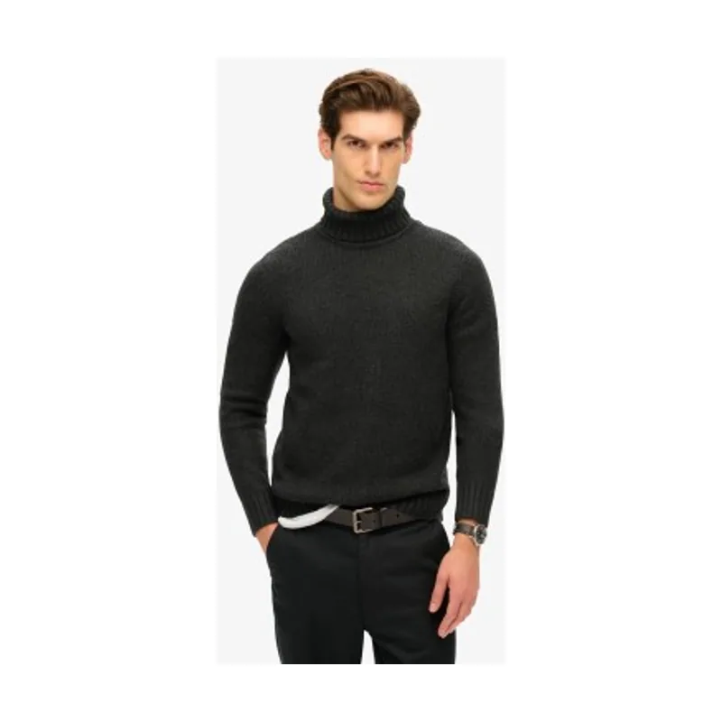 Superdry Jersey cepillado de cuello vuelto M6110618A