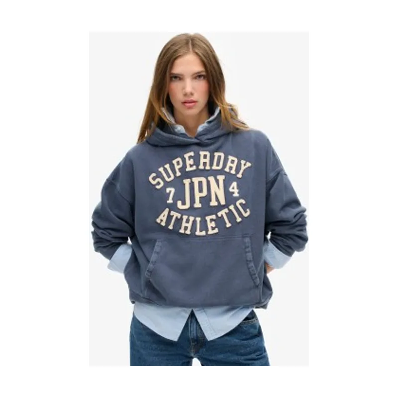 Superdry Sudadera extragrande con capucha Athletic Essentials W2012137A