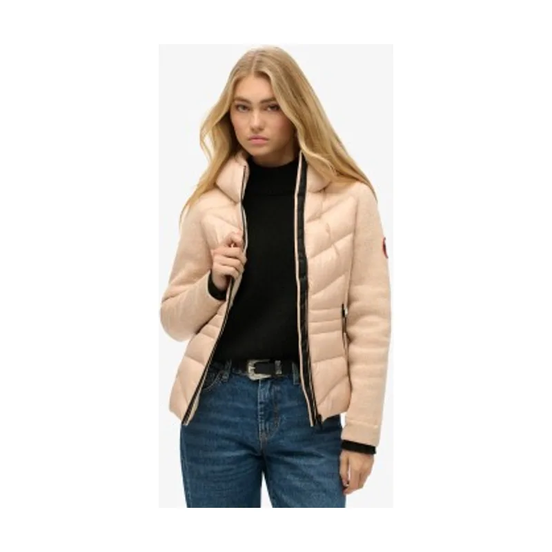 Superdry Chaqueta híbrida de punto Storm Knit con capucha W5011739A