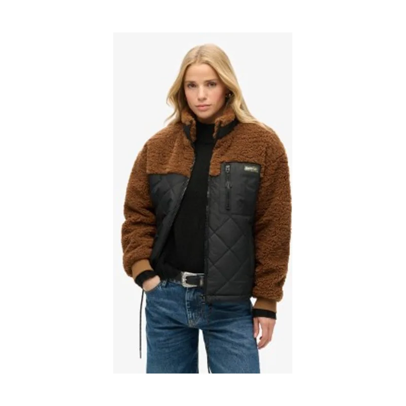 Superdry Chaqueta híbrida de tejido polar Workwear W5011771A