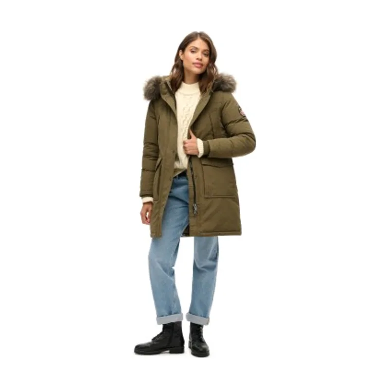 Superdry Parka de piel sintética Everest W5011786A