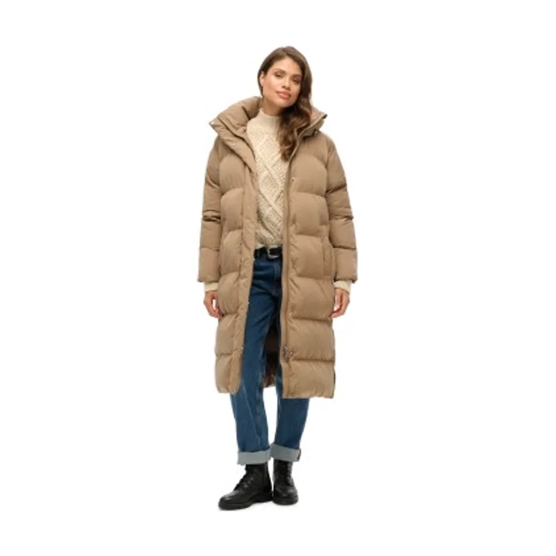 Superdry Abrigo acolchado largo con capucha W5011801A