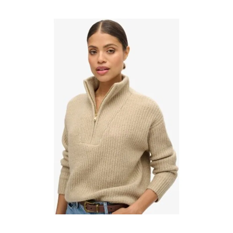 Superdry Jersey con cuello de cremallera Essential W6110554A