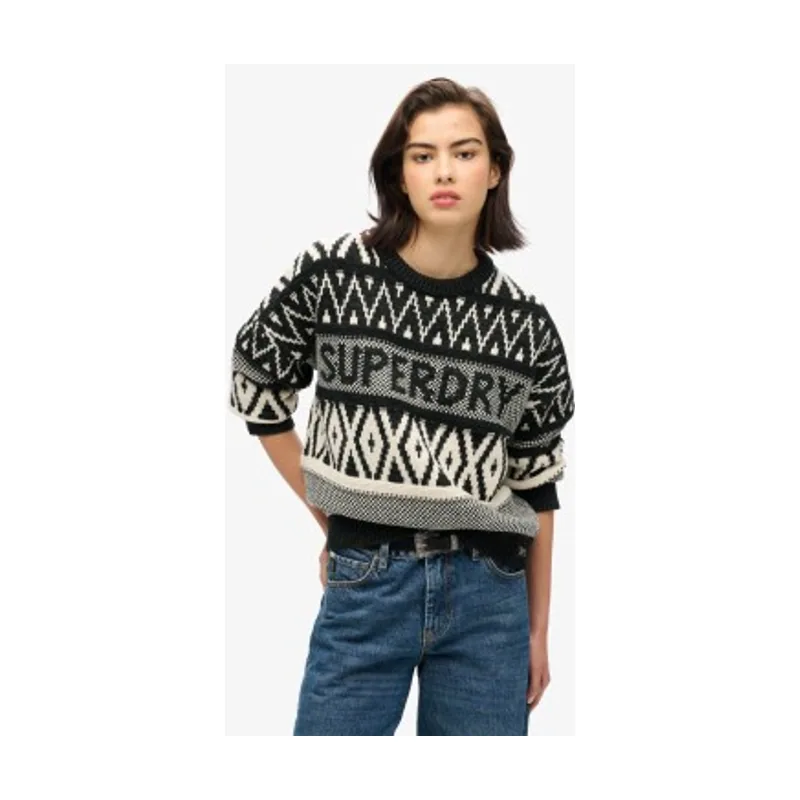 Jersey de cuello redondo con diseño de la marca W6110559A