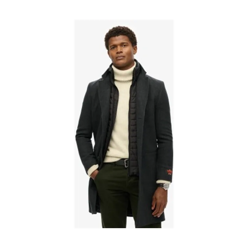 Superdry Abrigo de ciudad 2 en 1 a medida M5011970A