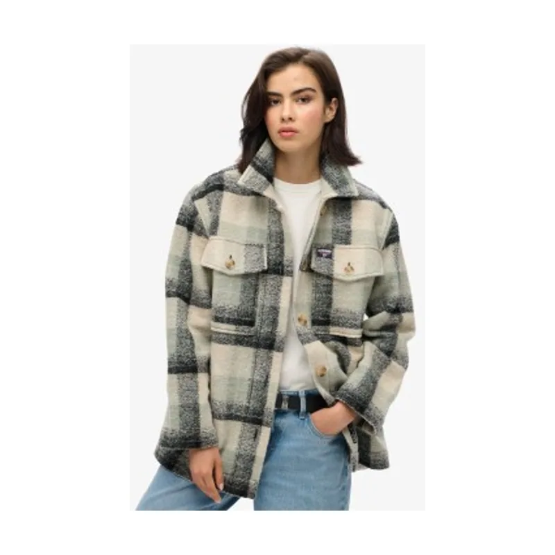 Superdry Camisa gruesa sin forro W4010448A