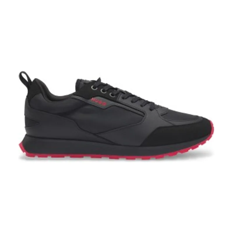 Hugo Zapatillas de mezcla de materiales con detalles 50536568