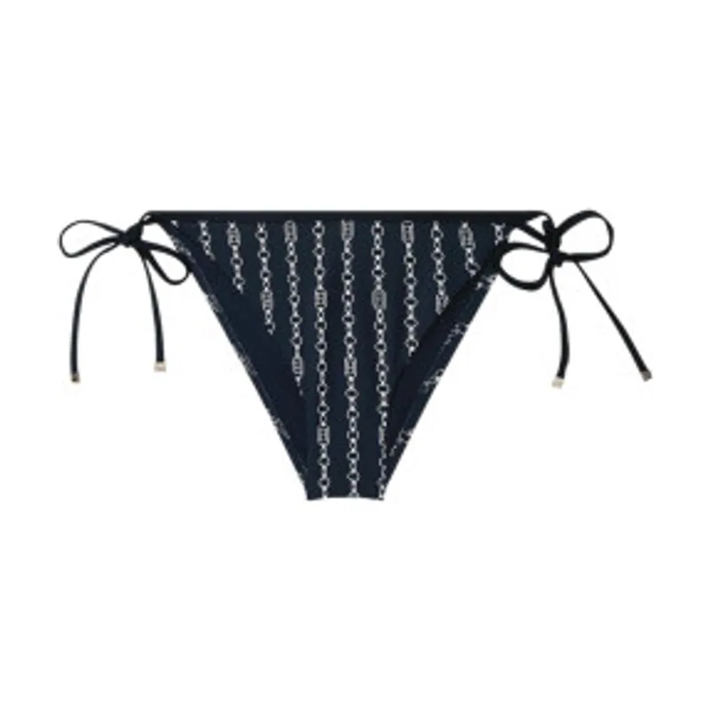 Tommy Hilfiger Parte inferior de bikini estampada con tiras UW0UW05316