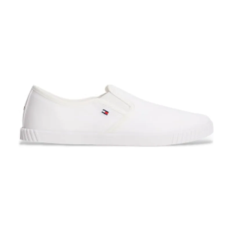 Tommy Hilfiger Zapatillas de lona sin cordones FW0FW08640