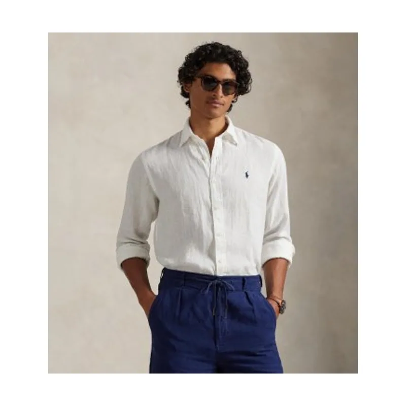 Polo Ralph Lauren Camisa de lino Custom Fit 710966294003