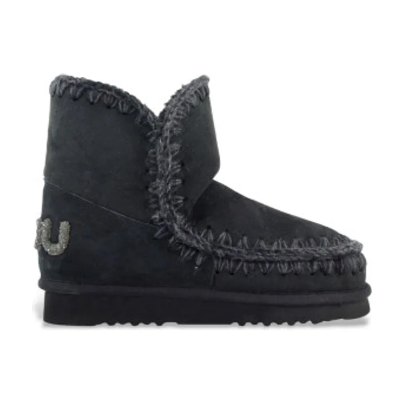 Mou Botines de piel Eskimo 18 Glitter Logo MU.FW101050A