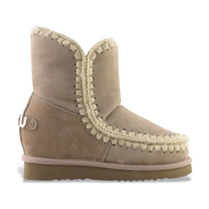 Mou Botines de piel Inner WedgeSh big metal logo MU.FW121013A