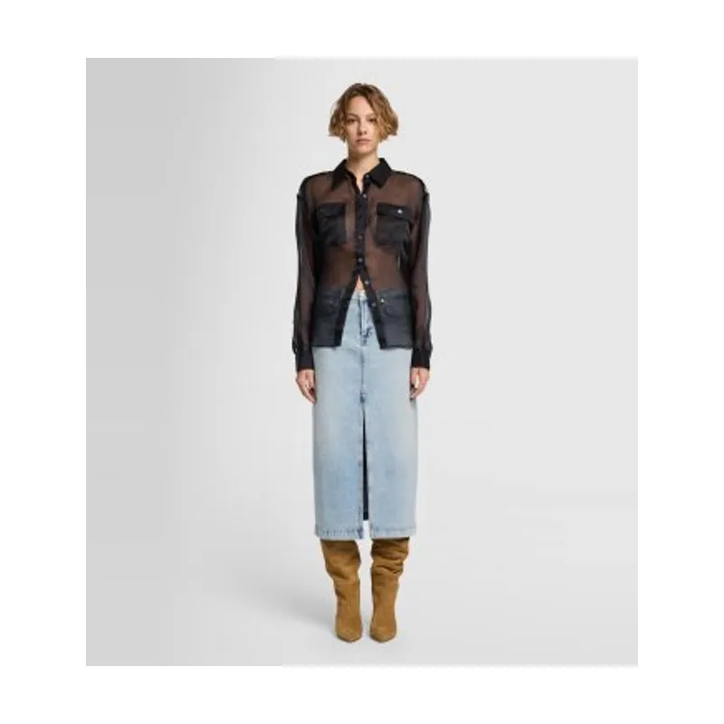 7 For All Mankind Falda Amber Sahara JSTIC650SHF00
