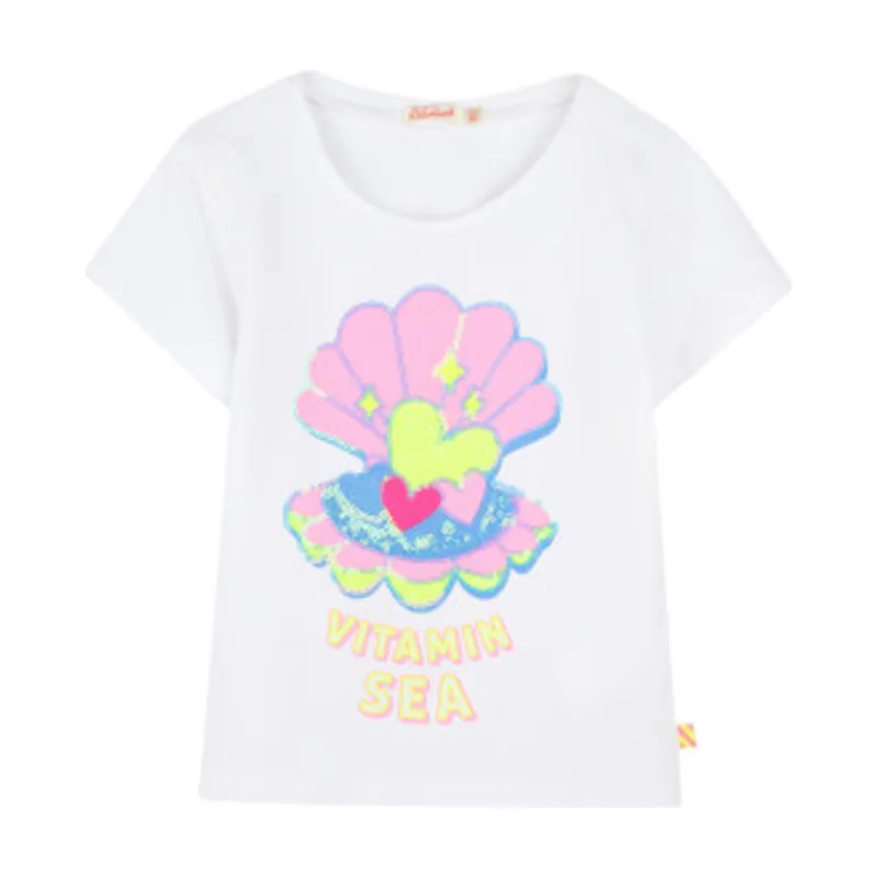Billieblush Camiseta con detalle de lentejuelas U20923