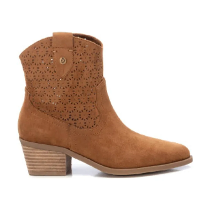Xti Botines de piel 143885 14388502-CAMEL