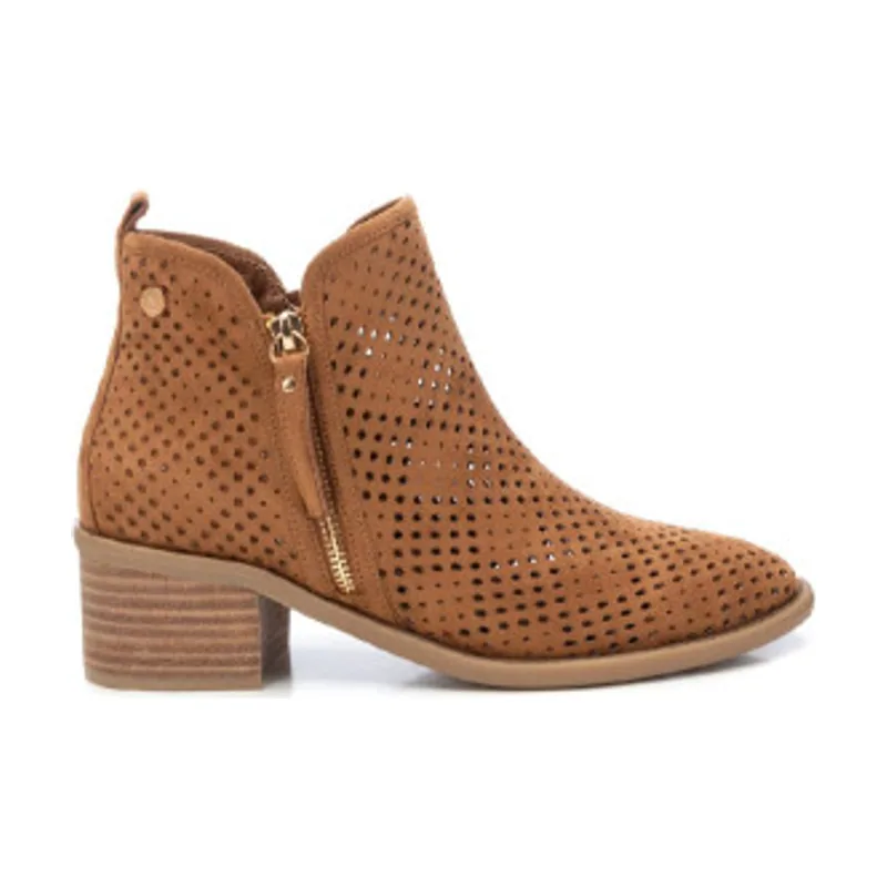 Xti Botines de piel 143961 14396102-CAMEL
