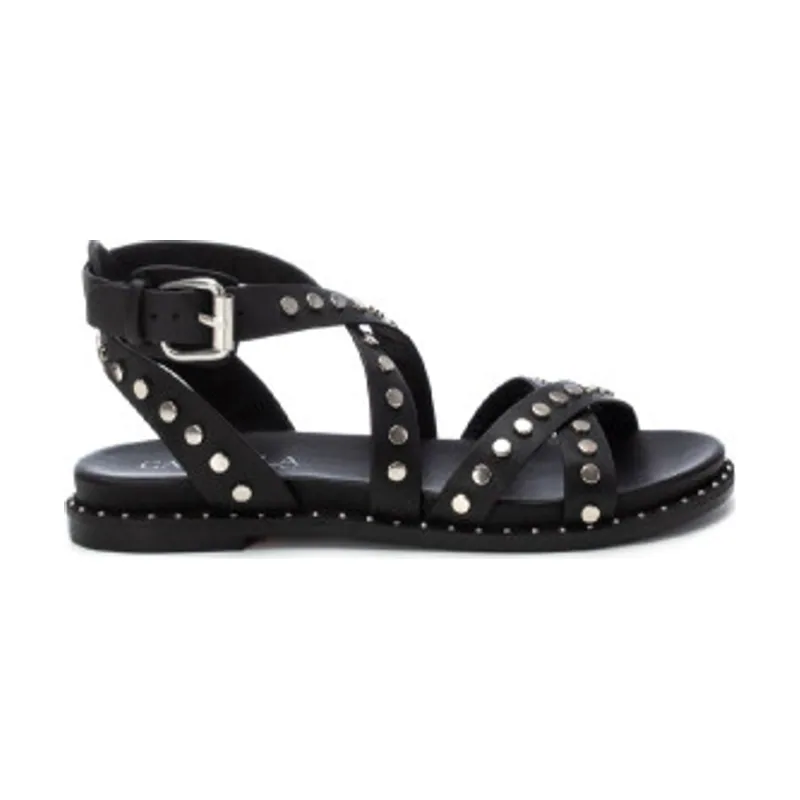Sandalias de piel 162393 16239301-NEGRO