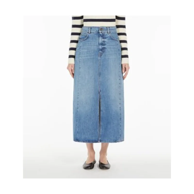 Weekend Max Mara Falda denim Gesso 2515101061600