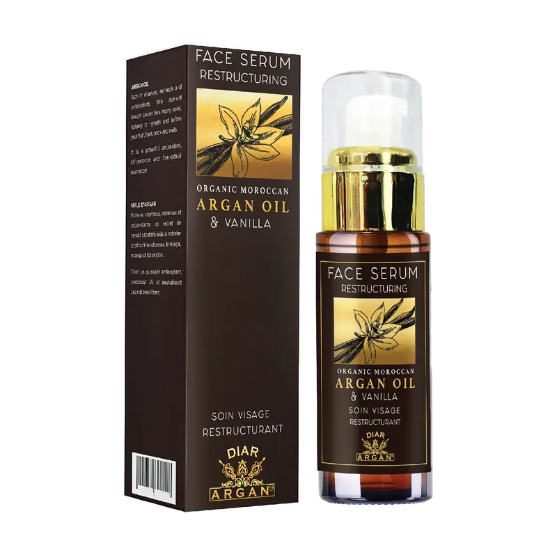 Diar Argan SÉRUM FACIAL REESTRUCTURANTE de argán puro y vainilla 30 ml
