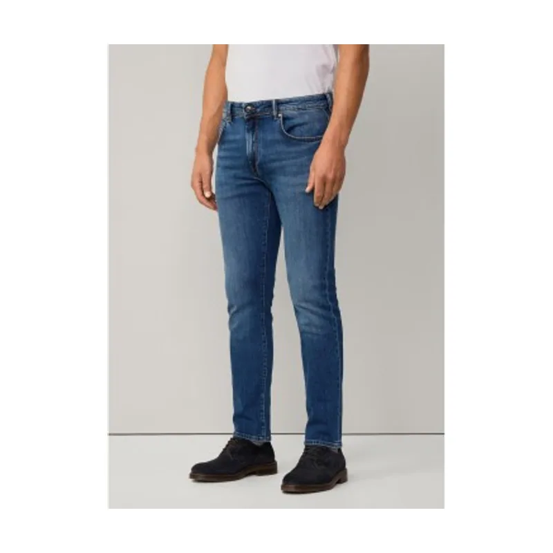 Hackett London vaqueros elásticos lavado vintage fit slim HM212695