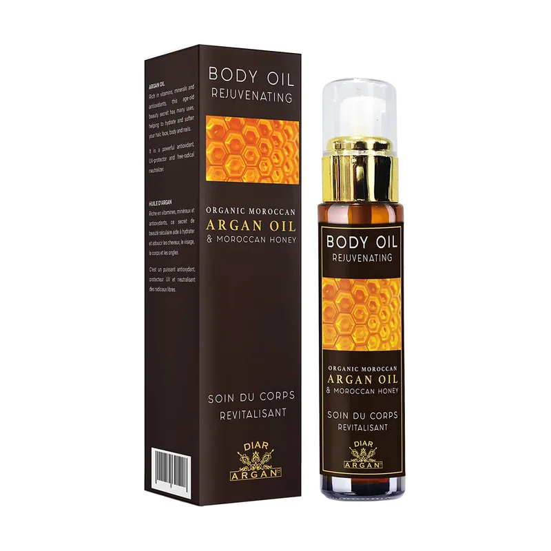 Diar Argan ACEITE CORPORAL REJUVENECEDOR de argán puro con miel 50 ml