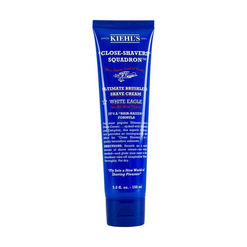 Kiehl's CLOSE SHAVERS SQUADRON ultimate brushless shave cream white eagle 150 ml