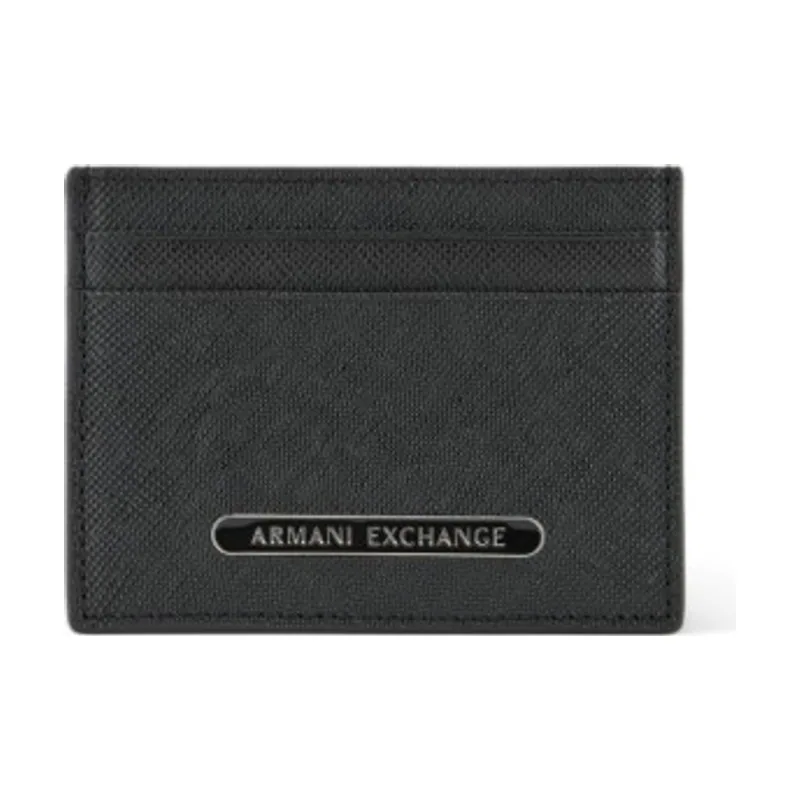 A|X Armani Exchange Tarjetero de piel XM000169AF12702UC001